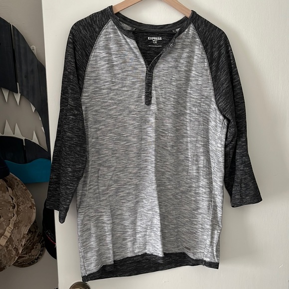 Express mens Henley - Picture 1 of 3